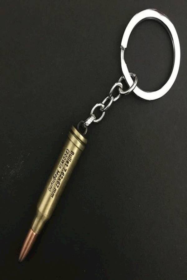 PUBG Game Bullet Keychain Gold/Silver