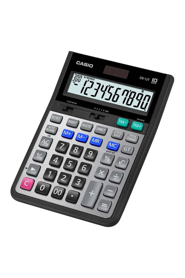 كاسيو - آلة حاسبة مكتبية عمليّة رمادي/ أسود/ أخضر - Image 1