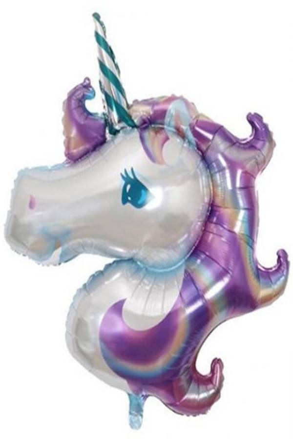 Aluminum Foil Unicorn Party Balloon - Image 2