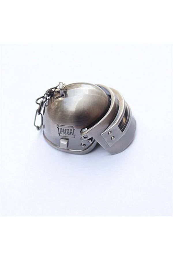 PUBG Battleground Helmet Key Chain Grey - Image 3