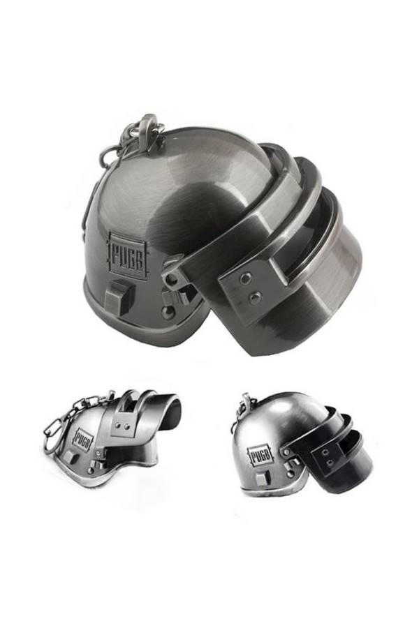 PUBG Battleground Helmet Key Chain Grey - Image 4