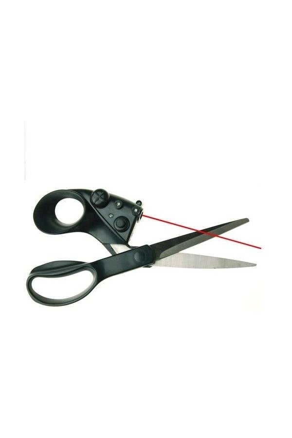 Generic Laser Guided Scissors Stainless Trimmer Cuts Straight Fast Sewing Cutter  - Image 2