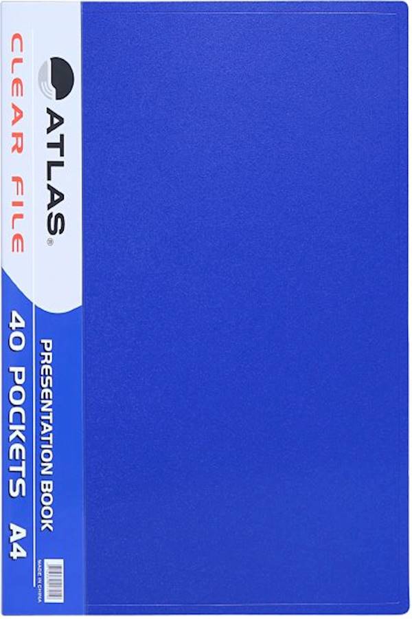 ATLAS - Atlas File Presentation Book A4 - 40 Pockets - Atcl009 - Image 1