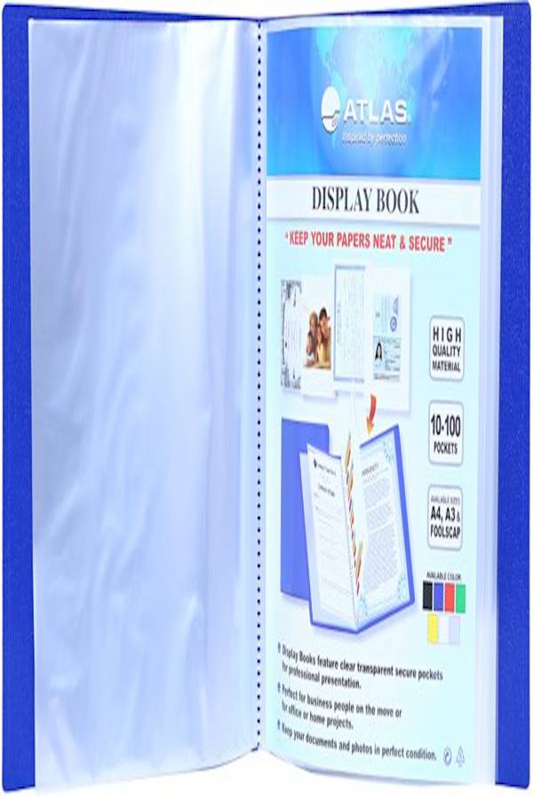 ATLAS - Atlas File Presentation Book A4 - 40 Pockets - Atcl009 - Image 1
