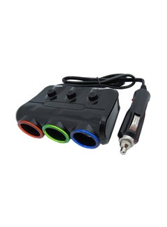 Voberry Multi Purpose Car Charger Power Adapter Black/Red/Green  - Image 1