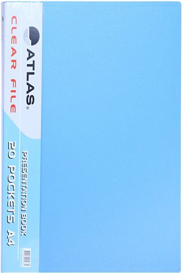 ATLAS - Atlas File Presentation Book A4 - 20 Pockets - Atcl006 - Image 1