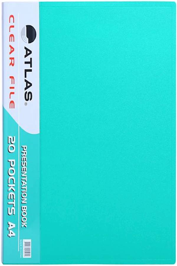 ATLAS - Atlas File Presentation Book A4 - 20 Pockets - Atcl006 - Image 1
