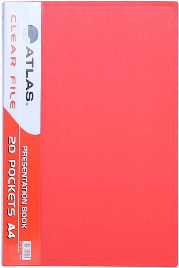 ATLAS - Atlas File Presentation Book A4 - 20 Pockets - Atcl006 - Image 1
