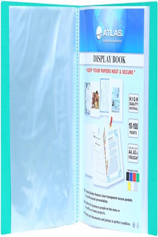 ATLAS - Atlas File Presentation Book A4 - 40 Pockets - Atcl008 - Image 1