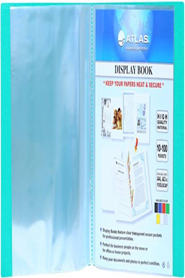 ATLAS - Atlas File Presentation Book A4 - 20 Pockets - Atcl002 - Image 1