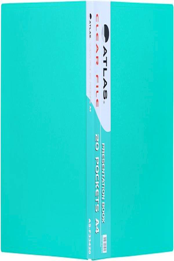 ATLAS - Atlas File Presentation Book A4 - 20 Pockets - Atcl002 - Image 1