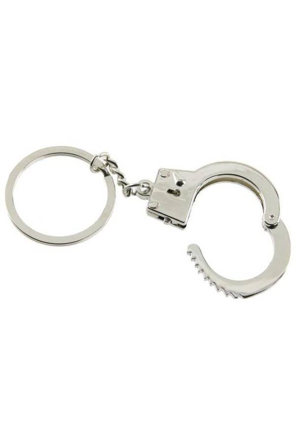 Handcuffs Key Ring Silver - Image 3