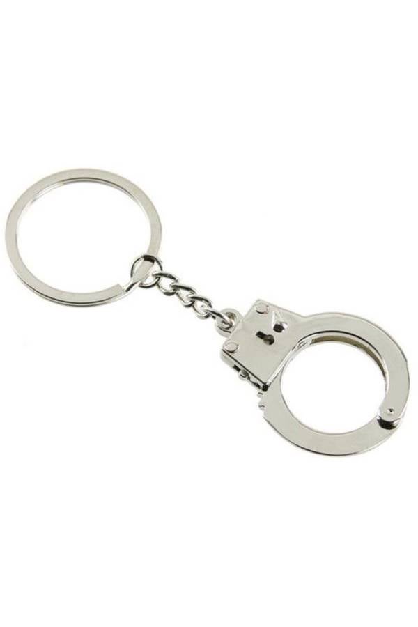 Handcuffs Key Ring Silver - Image 5