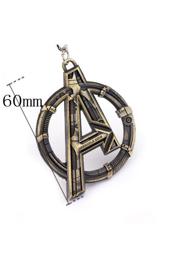 Retro British Bronze Avengers A Key Chain - Image 3