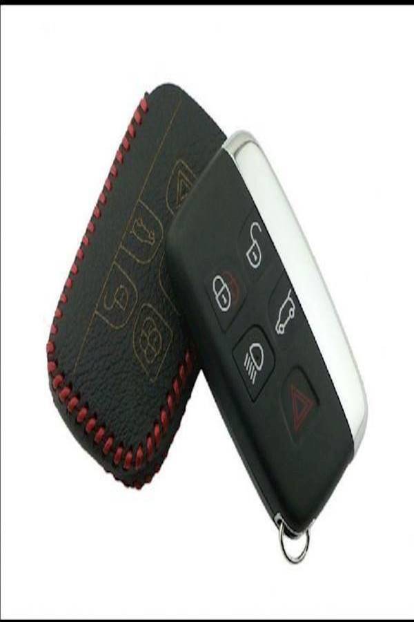 Generic Leather Car Key Case For Range Rover And Jaguar  - Image 4