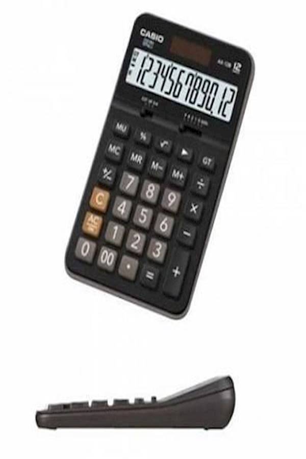 CASIO 12-Digit Basic Calculator Grey/Black - Image 2