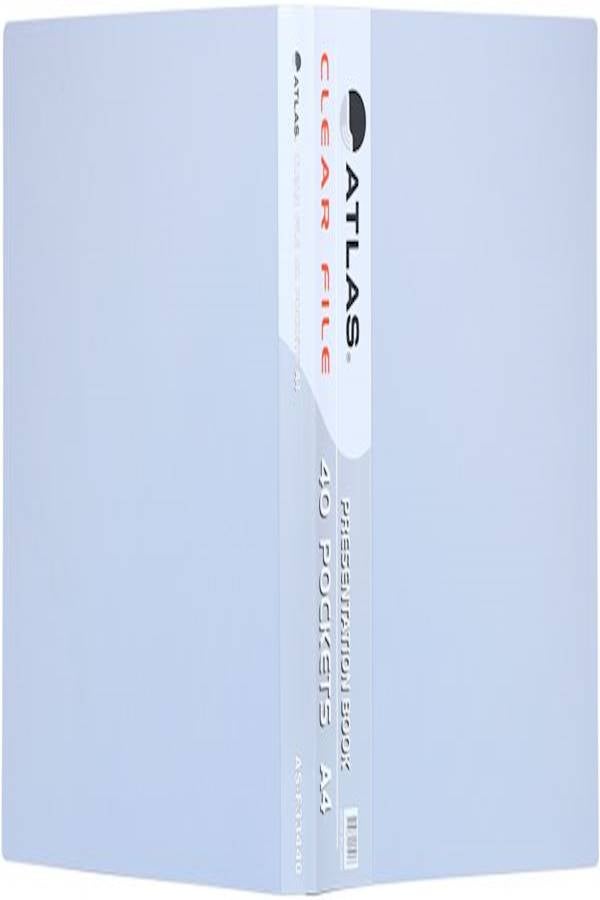 ATLAS - Atlas File Presentation Book A4  40 Pockets  Atcl010 - Image 1