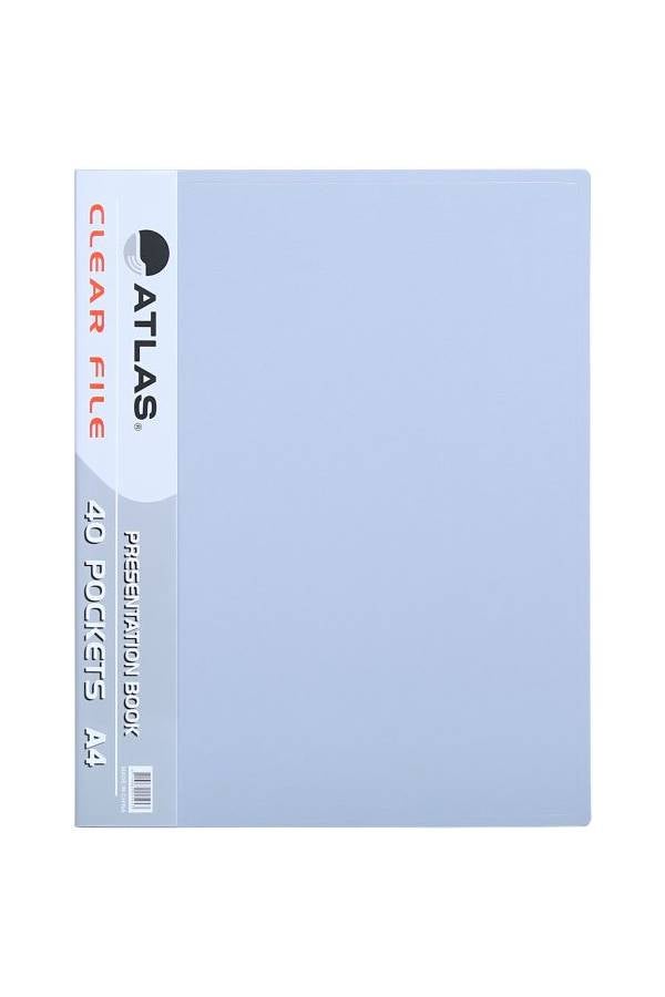 ATLAS - Atlas File Presentation Book A4  40 Pockets  Atcl012 - Image 1