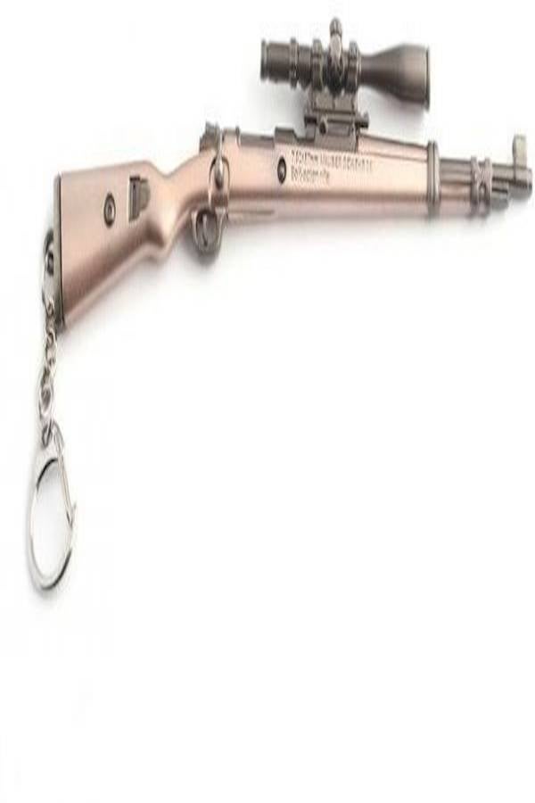 Elegant PUBG Keychain Red/Silver - Image 4