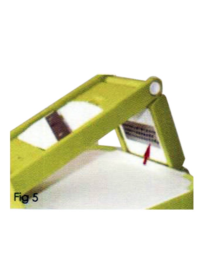 Balzano Cutting Board and Mandolin Slicer Set White/Green Set - Image 3