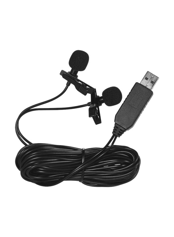 ANDOER Dual-head Omni-Directional Microphone Black  - Image 1
