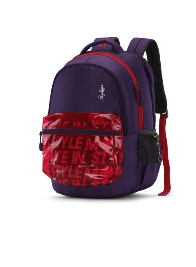 Skybags Figo Casual Backpack - 32 Liter, 46 cm Purple - Image 2