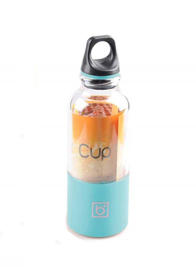 Portable USB Rechargeable Juice Cup Blender Blue/Clear 500ml  - Image 3