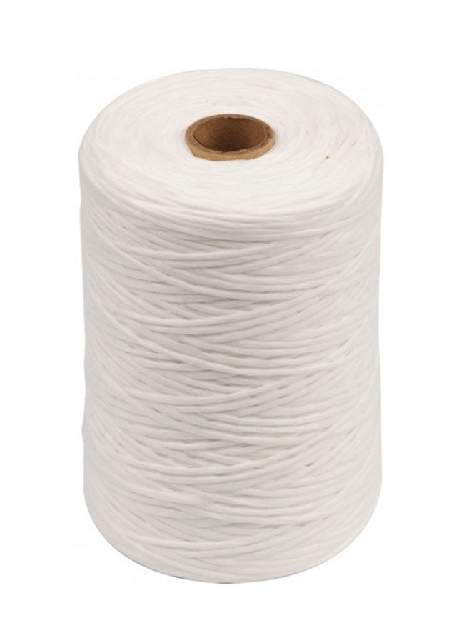 VOREL - Polypropylene Spliced Wire String White 2.5mmx200 mmx - Image 1