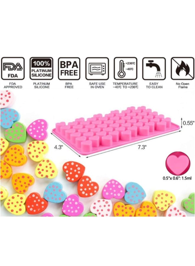 Ice Cube Candy Chocolate Mold Pink - Image 2
