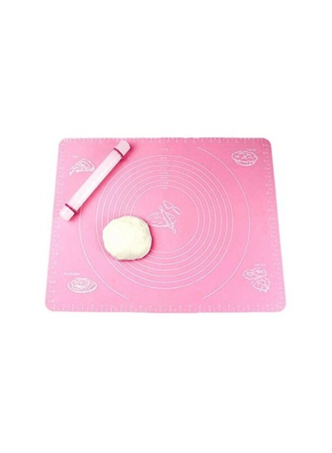 Knead Flour Dough Non-stick Mat Placement Pad Pink - Image 2