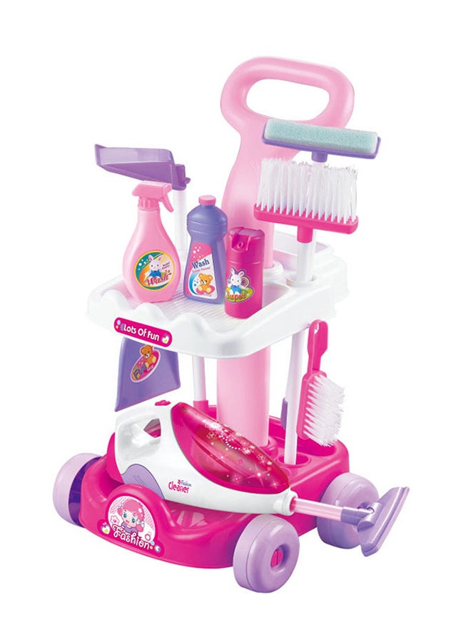 Sharpdo Cleaning Cart Playset Household Toy 29x27x51cm - Image 1