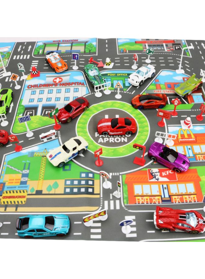Sharpdo City Parking Lot Roadmap DIY Toy 83 x 58cm - Image 2