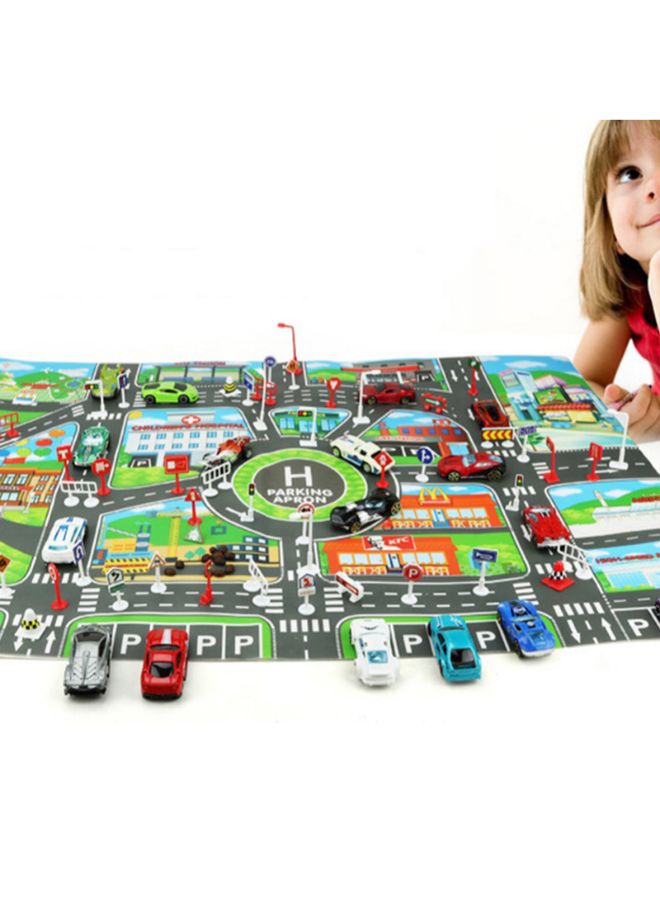 Sharpdo City Parking Lot Roadmap DIY Toy 83 x 58cm - Image 3
