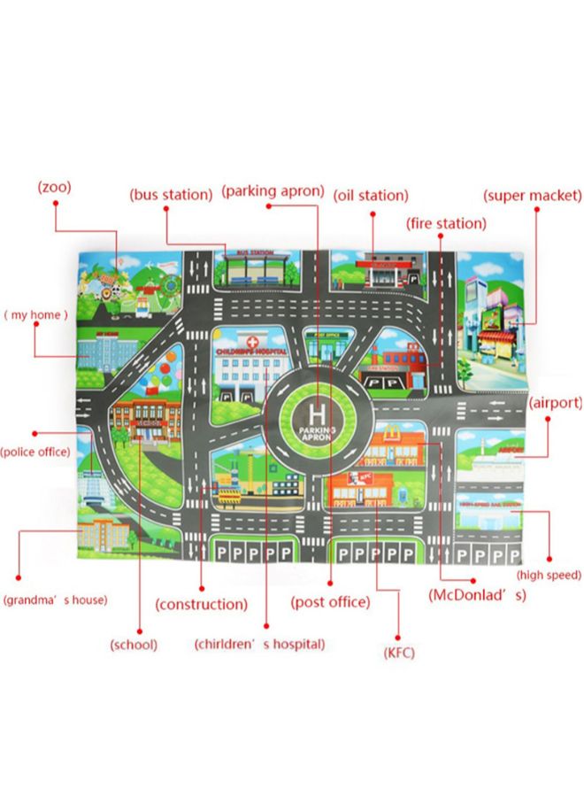 Sharpdo City Parking Lot Roadmap DIY Toy 83 x 58cm - Image 4