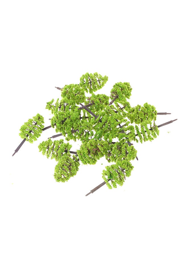 20-Piece Trees Garden Landscape Toy Set 7centimeter  - Image 1
