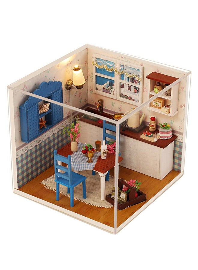 DIY Miniature Doll House With LED Furniture - Image 1
