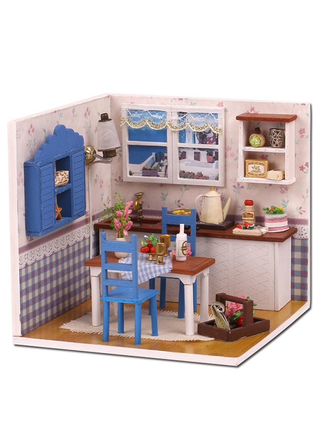 DIY Miniature Doll House With LED Furniture - Image 2
