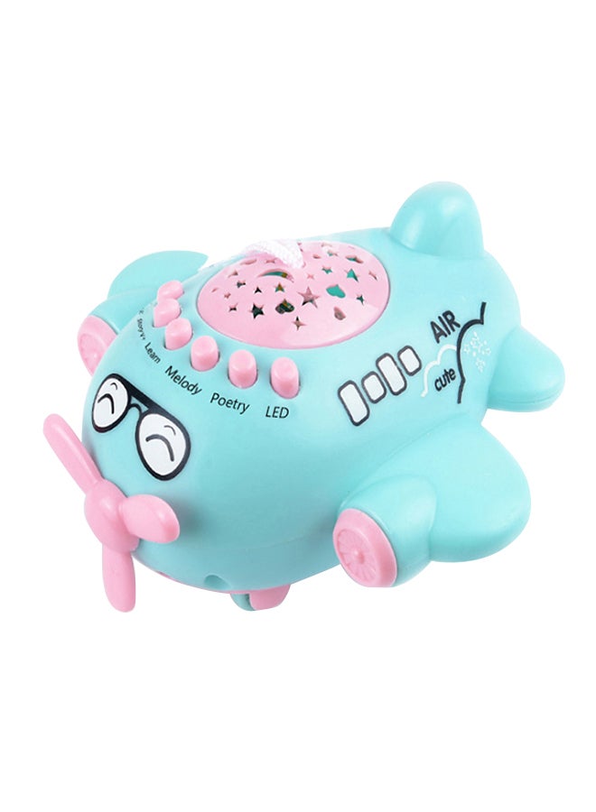 Baby Music Projector Sleeping Story Night Light Aircraft Learning Toy  - Image 1