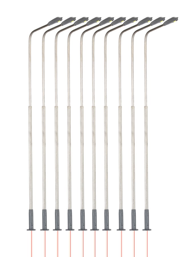 10-Piece Lamppost Model Streets Lamp Set 10cm - Image 1