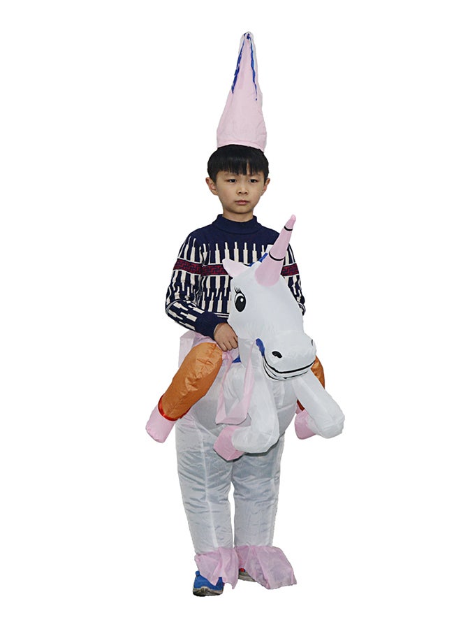 Inflatable Costume Unicorn Rider Blow Up Costume Suit - Image 1