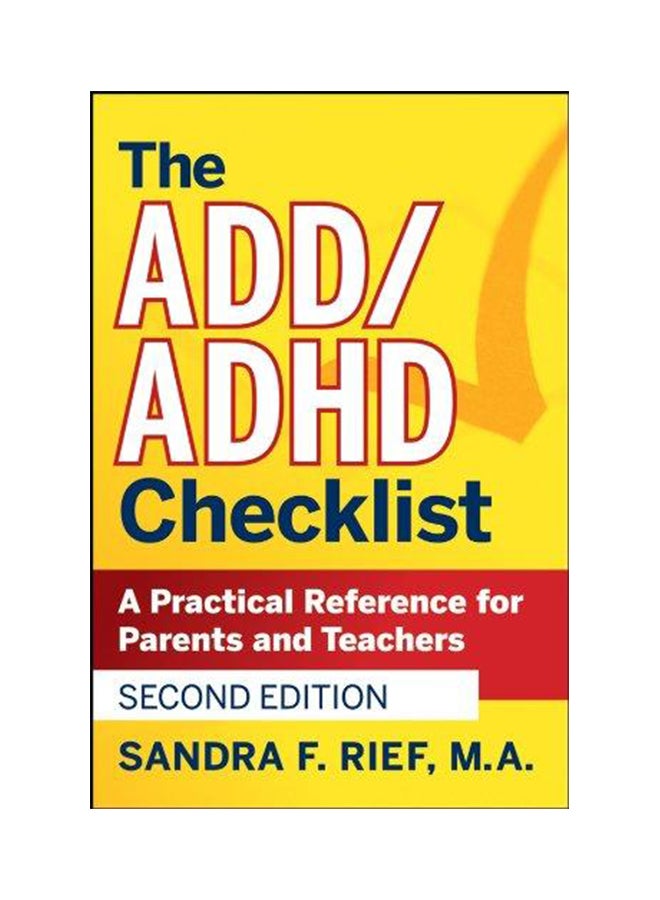 ADD / ADHD Checklist Paperback English by Sandra F Rief - 2008 