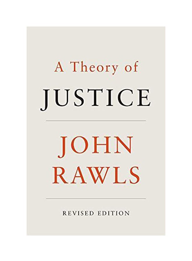 Theory of Justice Hardcover English by J Rawls - 1999