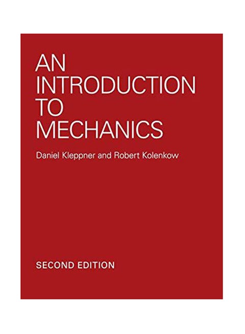 Introduction to Mechanics Hardcover English by Daniel Kleppner & Robert Kolenkow - 2013