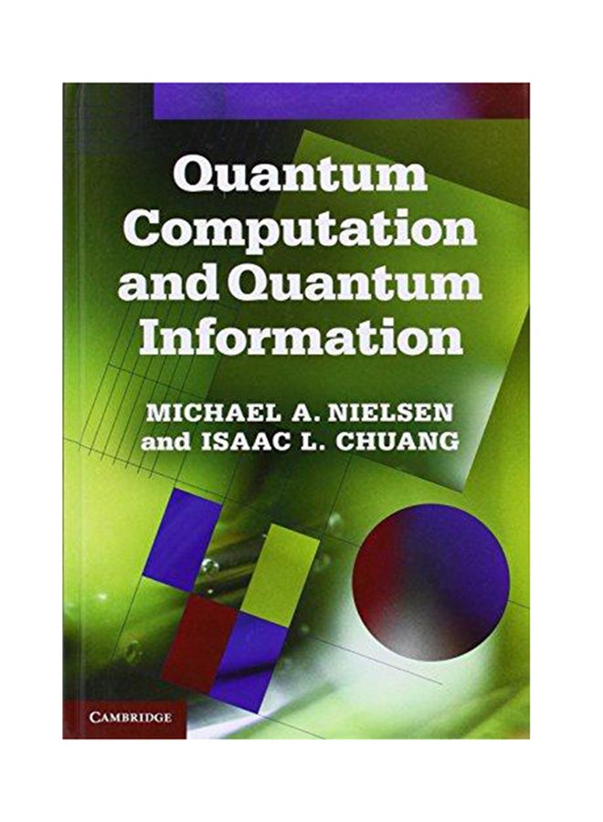 Quantum Computation and Quantum Information Hardcover English by Michael A Nielsen - 2010 