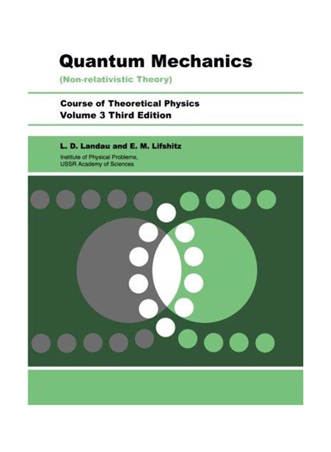 Quantum Mechanics Paperback English by John Menzies - 1981