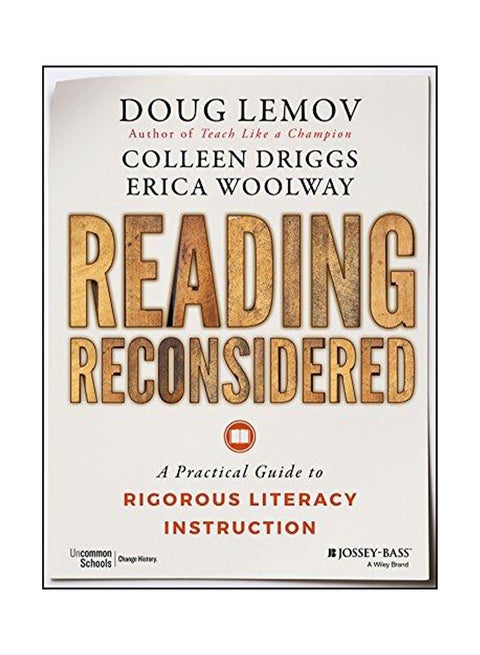 Reading Reconsidered Paperback English by Doug Lemov - 2016