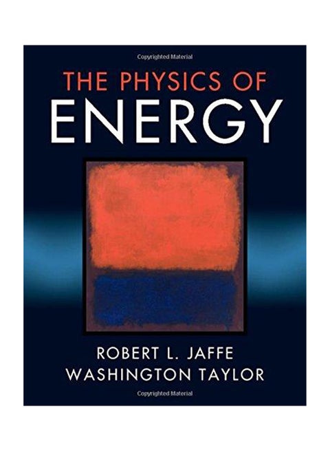 Physics of Energy Hardcover English by Robert L Jaffe - 2018