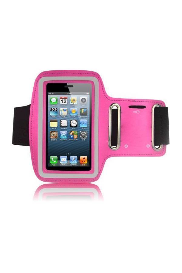 Iphone 6 (5.5 Inch) Arm Band Mobile Phone Holder For Sports Gym Running Jogging Pink - Image 2