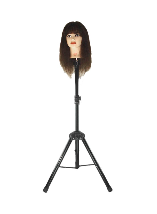 ANSELF Hair Dummy Head + Clamp Holder Tool Set Black  - Image 2