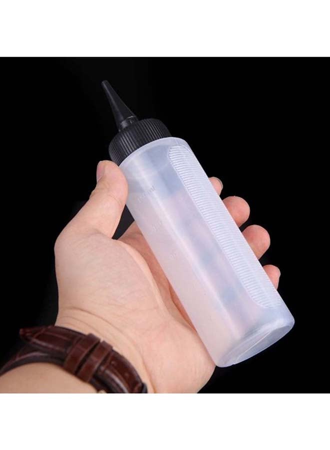 Generic - Measuring Plastic Squeeze Bottle With Twist Cap Clear/Black 150ml - Image 1